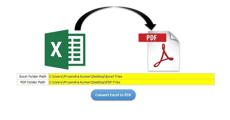 Excel to PDF converter