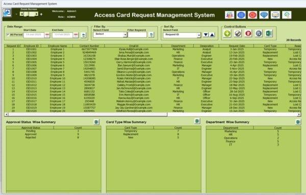 Access Card Request Management System V1.0 - Image 3