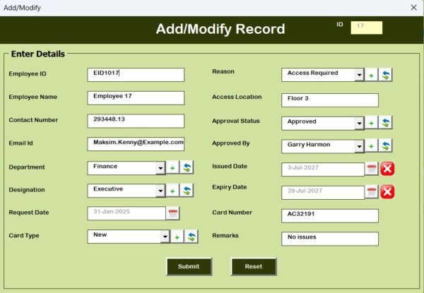 Access Card Request Management System V1.0 - Image 4