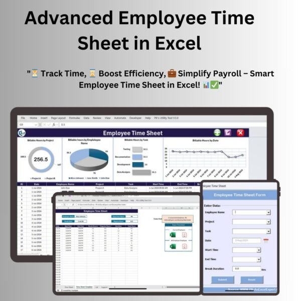 Advanced Employee Time Sheet in Excel