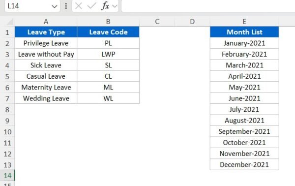 Annual Leave Tracker with Daily Monthly View in Excel - Image 5