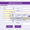 Attendance and Overtime Dashboard in Excel - Image 4