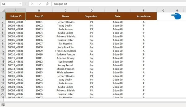 Automated Attendance Sheet in Excel - Image 6