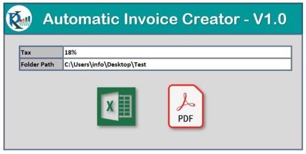 Automatic Invoice Creator V1.0 in Excel VBA - Image 2