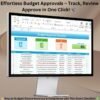 Budget Approval Checklist in Excel