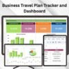 Business Travel Plan Tracker and Dashboard