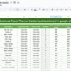 Business Travel Plan Tracker and Dashboard - Image 3