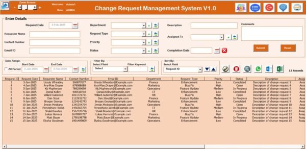 Change Request Management System V1.0 - Image 3