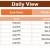 Construction Project Schedule Calendar in Excel - Image 7