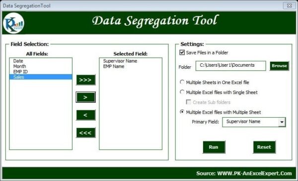 Data Segregation Tool in Excel VBA - Image 2