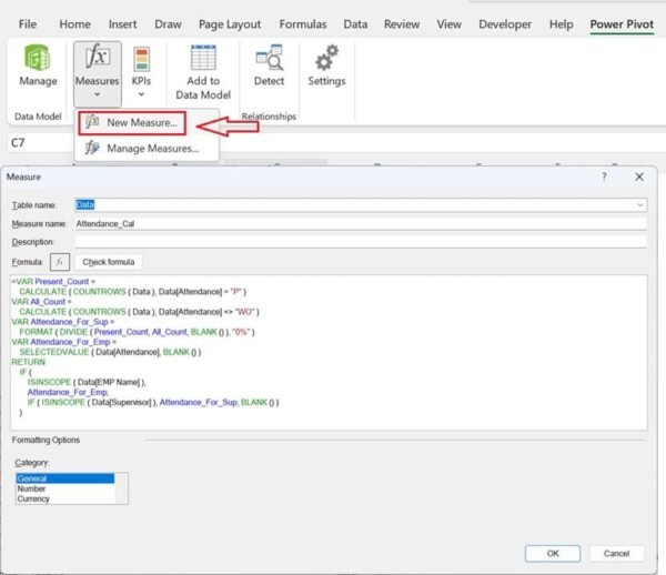 Dynamic Attendance Sheet Using Power Pivot - Image 6