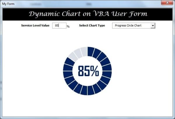 Dynamic Chart on User Form in Excel - Image 4