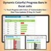 Dynamic Colorful Progress Bars in Excel cells