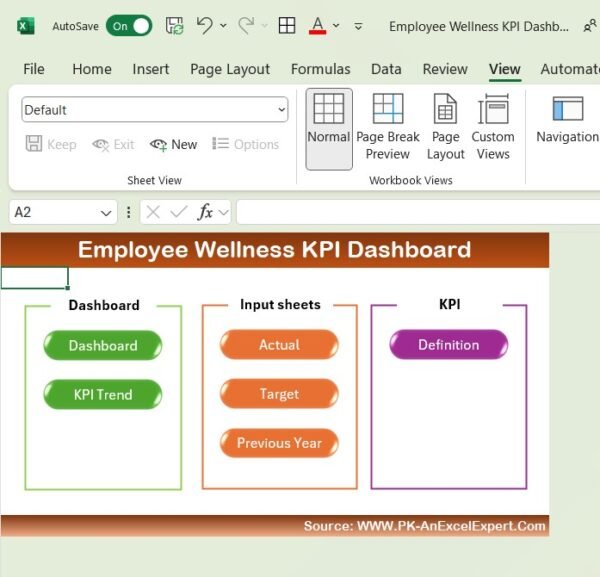 Employee Wellness KPI Dashboard in Excel - Image 2