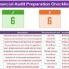 Financial Audit Preparation Checklist in Excel - Image 2