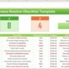 Fitness Routine Checklist Template in Excel - Image 2