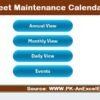 Fleet Maintenance Calendar in Excel - Image 2