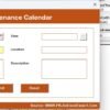 Fleet Maintenance Calendar in Excel - Image 5