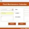 Fleet Maintenance Calendar in Excel - Image 9