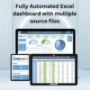 Fully Automated Excel dashboard with multiple source files