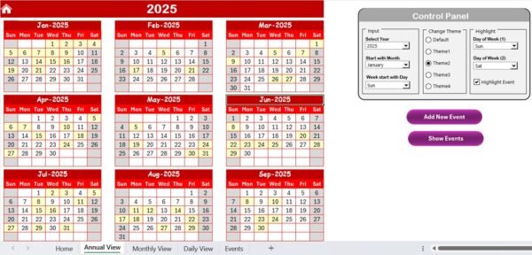 Grant Proposal Submission Calendar in Excel - Image 3