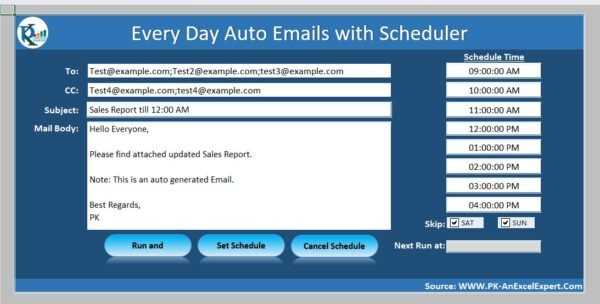 Hourly Auto Email with Scheduler - Image 2