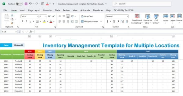 Inventory Management Template for Multiple Locations - Image 2