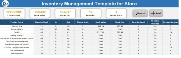 Inventory Management Template for Store - Image 2