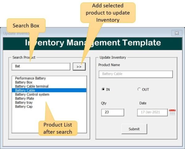 Inventory Management Template for Store - Image 4