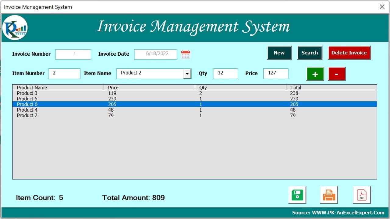 invoice management