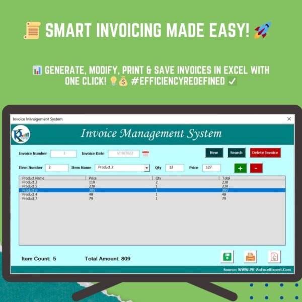 Invoice Management System V1.0