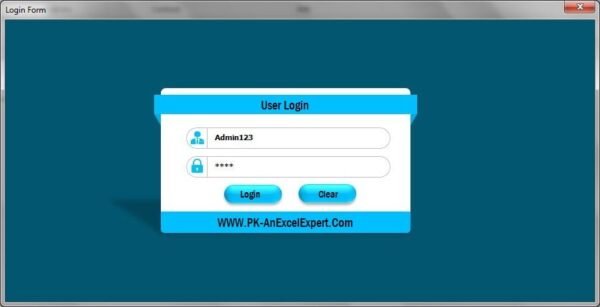 Login Form for Excel VBA based Application - Image 4