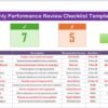 Monthly Performance Review Checklist Template in Excel - Image 2