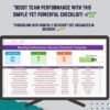 Monthly Performance Review Checklist Template in Excel
