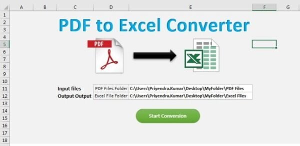 PDF to Excel Converter in Excel VBA - Image 2