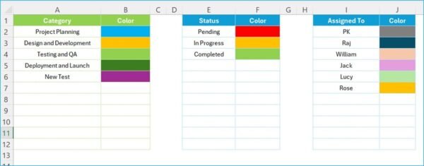 Pro Gantt Chart in Excel with data entry form - Image 5