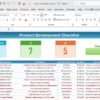 Product Development Checklist in Excel - Image 2