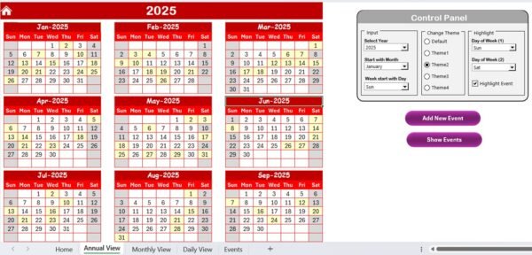 Product Expiration Date Calendar in Excel - Image 3