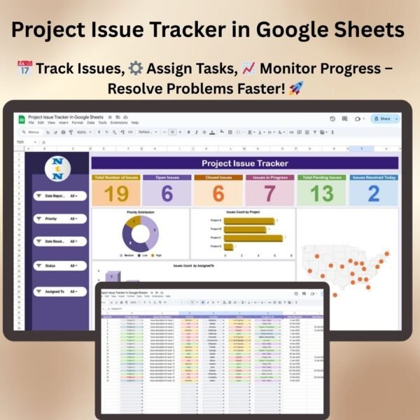 Project Issue Tracker in Google Sheets