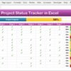 Project Progress Tracker in Excel - Image 2