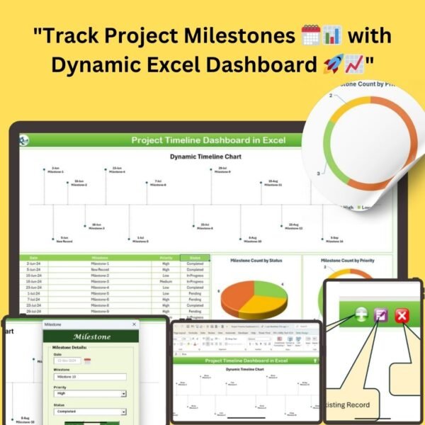 Project Timeline Dashboard in Excel