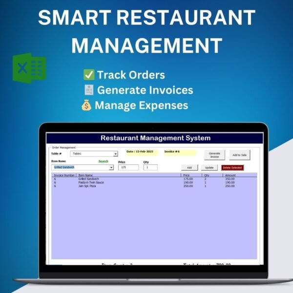 Restaurant Management System V1.0