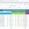 Social Services KPI Dashboard in Excel - Image 3