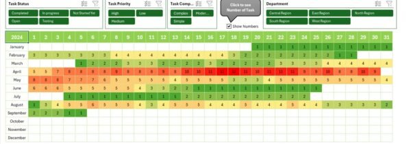 Task Management Dashboard in Excel - Image 5