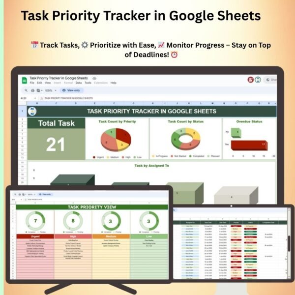 Task Priority Tracker in Google Sheets