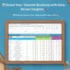 Telecommunications KPI Dashboard in Excel