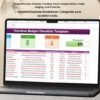 Vacation Budget Checklist Template in Excel