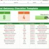Weekend Getaway Checklist Template in Excel - Image 2