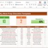 Weekly Meal Prep Checklist Template in Excel - Image 2