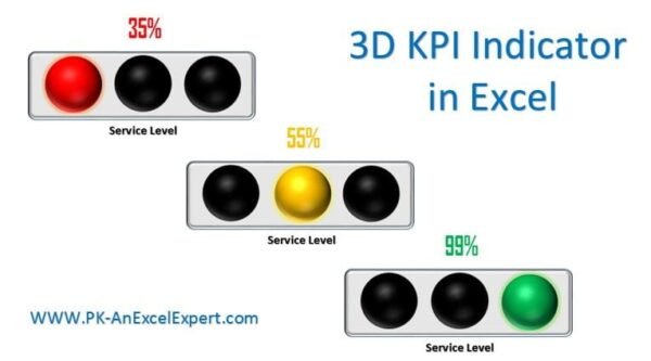 3D KPI Indicator in Excel - Image 2